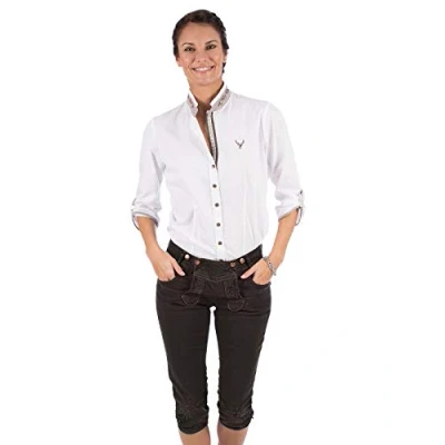 Abbildung von Hangowear Damen Jeanshose OVIDA braun 44