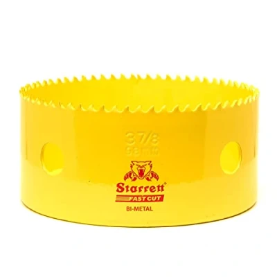 Abbildung von Starrett HSS Bi Metall Lochsäge FCH0400 schnell geschnittene extra Kobalt für rostfreies Holzblech Kunststoff verschiedene Materialien 102mm
