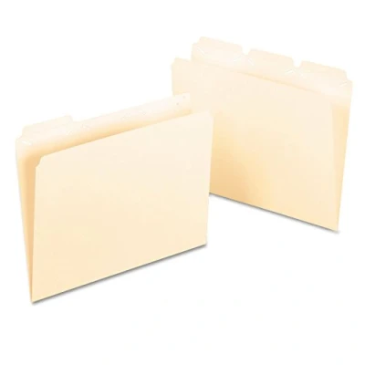 Abbildung von Pendaflex Ready Tab Aktenordner, verstärkt, Briefgröße, Manila, 1/3 Schnitt, 50/BX (42336)