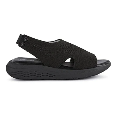 Abbildung von Geox Spherica Keilsandalette, Damen, Größe: 40, Black Schuhe