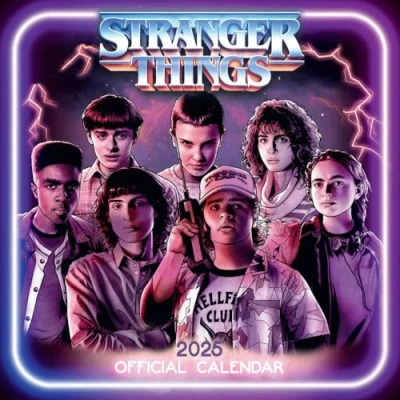 Abbildung von Stranger Things Netflix Offizieller Kalender 2025: Original Danilo [Mehrsprachig] [Kalender]