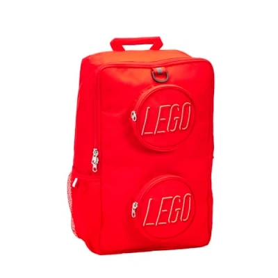 Abbildung von LEGO Unisex Erwachsenen Rucksack aus Ziegelstein, rot, Einheitsgröße,
