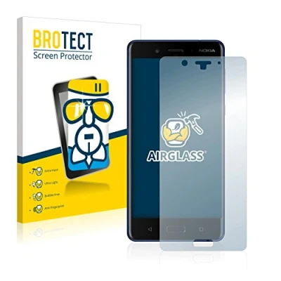 Abbildung von BROTECT Schutzglas für Nokia 8 Schutzfolie Panzer Folie Glas [Extrem Kratzfest 9H, Anti Fingerprint, Ultra Transparent]