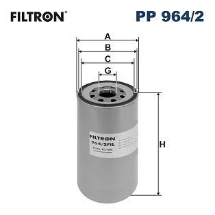 Abbildung von FILTRON PP 964/2 Kraftstofffilter Anschraubfilter VOLVO: FH 16, FM 9