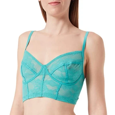 Abbildung von Triumph Women&#039;s Smart Deco Bustier BH, Topaz, 1