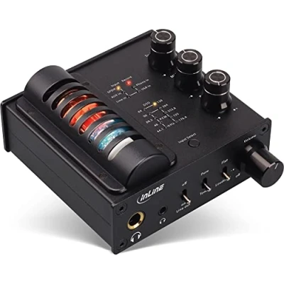 Abbildung von InLine 99207I AmpUSB EQ, Hi Res AUDIO HiFi DSD Kopfhörer Röhrenverstärker+ Equalizer, USB DAC