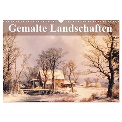 Abbildung von Gemalte Landschaften (Wandkalender 2025 DIN A3 quer), CALVENDO Monatskalender