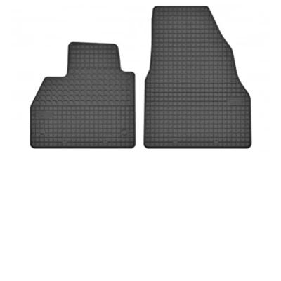 Abbildung von edecor Gummifussmatten Automatten Gummimatten Gummi Fußmatten für Renault Kangoo II ab Bj. 2008 VORNE