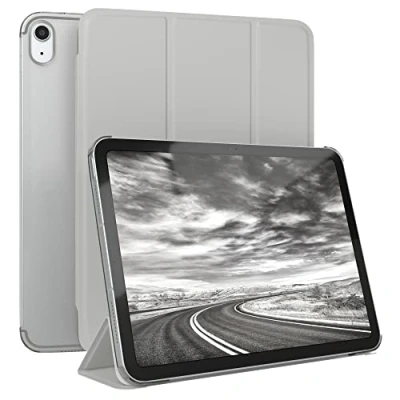 Abbildung von EAZY Case Schutzhülle für iPad 10 Generation (2022) Hülle 10.9 Zoll Smart Cover Tablet Smartcase zum Aufstellen Klapphülle mit Standfunktion Sleep Wake Up Funktion Tasche Kunstleder Etui Grau