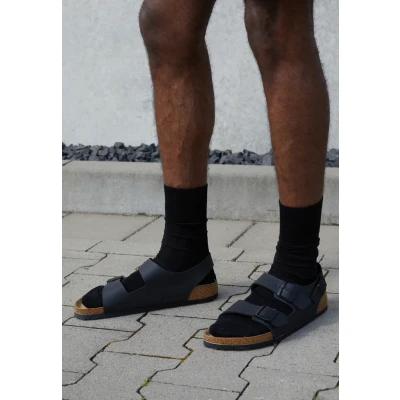 Abbildung von Birkenstock Milano Riemensandalette, Größe: 40, Black Schuhe