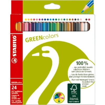 Abbildung von STABILO Buntstift GREENcolors 24er Set