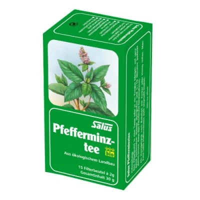 Abbildung von Pfefferminz Tee Menthae piperitae folium bio Salus