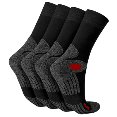 Abbildung von celodoro Arbeitssocken 4 Paar Wandersocken, &amp; Sportsocken Anti Schweiß