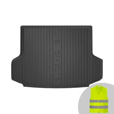 Abbildung von FROGUM DryZone Gummimatte Ganzjährige Praktische Auto Kofferraummatte Kofferraumwanne passend für Hyundai ix35 2009 2015, Tucson II 2015 Hohe Kante Robust und langlebig