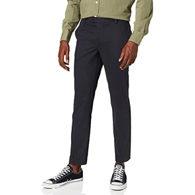 Abbildung von Hackett Herren Hose Kensington Slim Chino, Blau (NAVY 595), W54(Herstellergröße:44)
