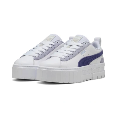 Abbildung von Puma Mayze Sneaker low, Damen, Größe: 37.5, white/blue crystal Leder