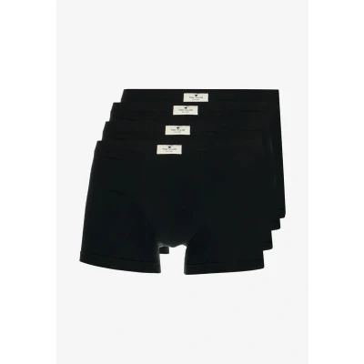 Abbildung von TOM Tailor 4 PACK Panties, Herren, Größe: Medium, Black dark solid