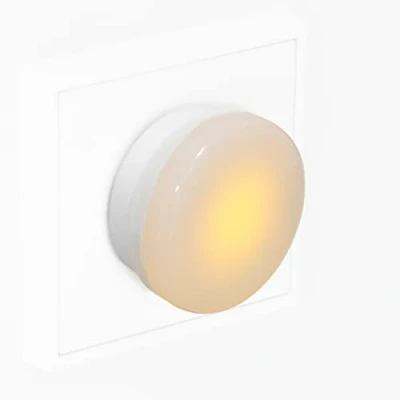 Abbildung von REV Nachtlicht, sparsames Dauerlicht LED Nachtlampe 230V, 50Hz, 0,2W, Steckdosenlampe Leuchtfarbe gelb, Gehäuse weiß