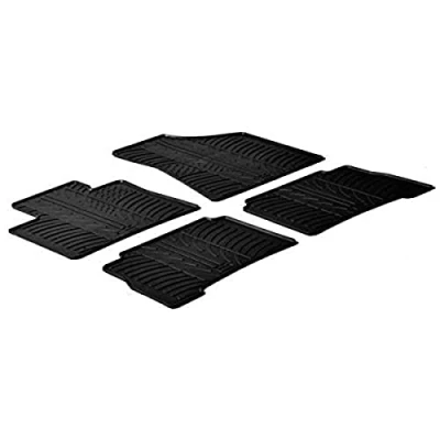 Abbildung von Gledring 0230 Fußmattensatz Gummi vorne und hinten 4 schwarz 750mm 550mm KIA: SORENTO 2
