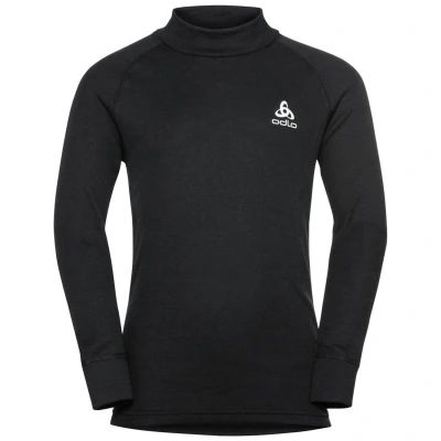 Abbildung von Odlo Kinder Funktionsunterwäsche Langarm Shirt mit Stehkragen ACTIVE X WARM ECO, black, 140