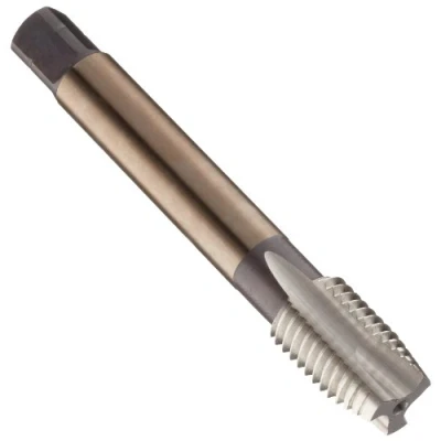 Abbildung von Dormer E000M8 Serie E000 HSS E PM Spiralspitzen Maschinengewindebohrer metrisch mit heller Oberfläche, ISO Standard, M8 x 1,25 mm Gewinde, 72 Länge