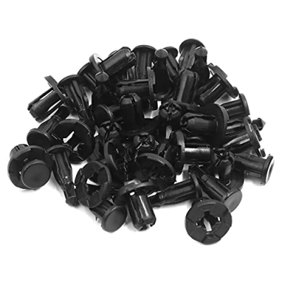 Abbildung von sourcing map 20 Stück für 10 mm Loch Kunststoff Nieten Verschluss Bumper Push Clips de
