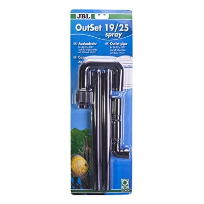 Abbildung von JBL OutSet Spray 6023300 Wasserrücklauf Set mit 2 teiligem Düsenstrahlrohr für Aquarien