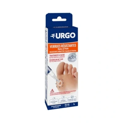 Abbildung von Urgo Widerstandsfähige Warzen für Hände &amp; Füße TCA Active Gel präziser Applikator 2 ml