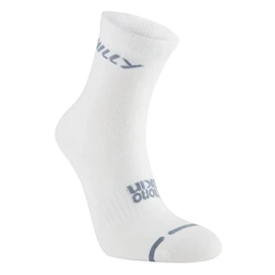 Abbildung von Hilly Unisex Active Anklet Zero Cushioning Laufsocke, weiß/grau, M