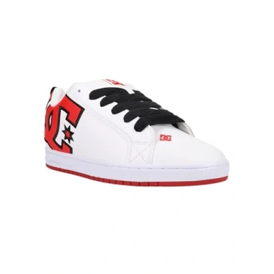 Abbildung von DC Shoes Court Graffik Sneaker low, Größe: 40.5, White/red/black Leder