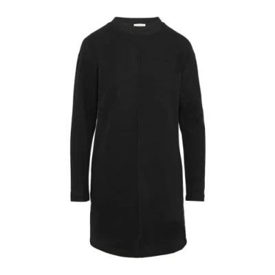 Abbildung von s.Oliver Weiches MIT Ziernaht Strickkleid, Damen, Größe: 32, Schwarz