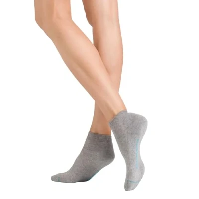 Abbildung von Hudson Damen Sneaker Socken Air Plush Plüschsohle Silber 0502 39 42