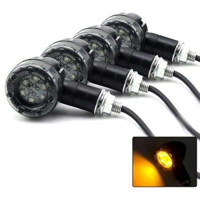 Abbildung von SFONIA 4pcs Motorrad Blinker Licht 13LED 12V Blinkerleuchten Wasserdicht Universal Scooter Quad Cruiser Off Road