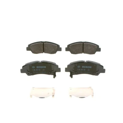 Abbildung von BOSCH 0 986 494 760 Bremsbelagsatz Low Metallic mit integriertem Verschleißwarnkontakt HYUNDAI: i10 II Schrägheck, III Schrägheck