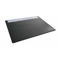 Abbildung von Durable Schreibtischunterlage 722301 Schreibunterlage 4 Jahreskalender Schwarz, Transparent