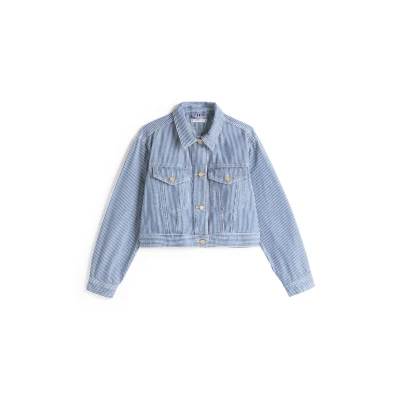 Abbildung von Tommy Hilfiger Straight Jacket Jeansjacke, Damen, Größe: 32, Jaz