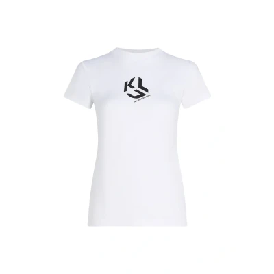Abbildung von Karl Lagerfeld Jeans Monogram Tshirt print, Damen, Größe: XS, White