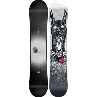 Abbildung von Nitro Snowboards Herren T1 Wide BRD &#039;23, Freestyleboard, Twin, Cam Out Camber, Park, Wide, für große Füße