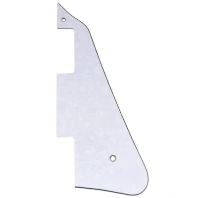 Abbildung von Musiclily LP Gitarre Schlagbrett für USA Les Paul Modern Style E Gitarre,4 lagig White Pearl
