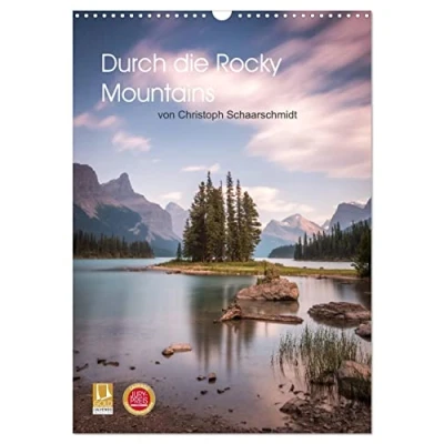 Abbildung von Die kanadischen Rockies (Wandkalender 2025 DIN A3 hoch), CALVENDO Monatskalender