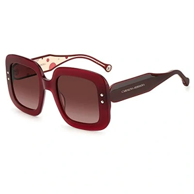 Abbildung von Carolina Herrera Unisex Ch 0010/s Sunglasses, LHF/3X Burgundy, 52