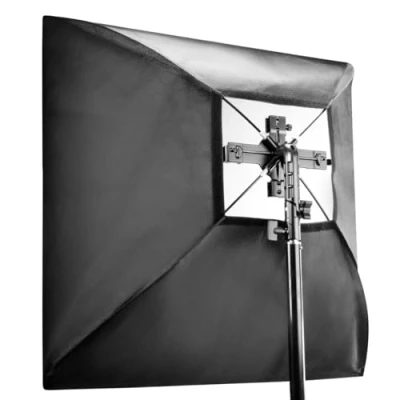 Abbildung von Walimex Blitzhalter Set inkl. Softbox (4 fach, 60x60cm)