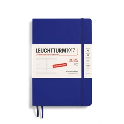 Abbildung von LEUCHTTURM1917 370570 Wochenkalender Medium (A5) 2025, Softcover, Ink, Deutsch