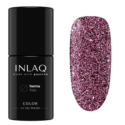 Abbildung von INLAQ® Hema Free UV Nagellack Glitzer Shiny Signs Sammlung Gel Nägel Glitzernd frei von Glitter Gellack Lack in Taurus Farben 6ml