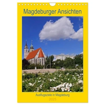 Abbildung von Magdeburger Ansichten (Wandkalender 2025 DIN A4 hoch), CALVENDO Monatskalender