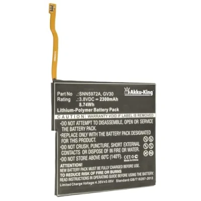 Abbildung von Akku King kompatibel mit Motorola GV30 Li Polymer 2300mAh für Moto Z, Z Dual SIM, Droid Edition XLTE, XT1650 01, 03, 05