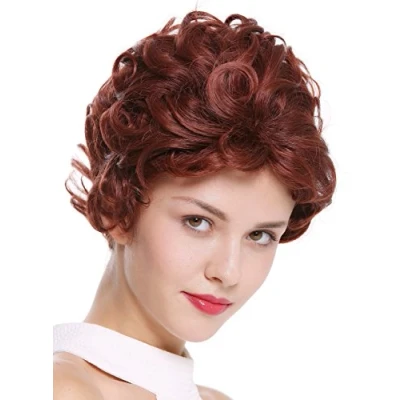 Abbildung von WIG ME UP DW 2740 33BT130 Damenperücke Perücke kurz Locken gelockt Mahagoni Rot Braun Mix