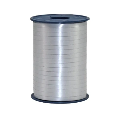 Abbildung von Polyband silber 5 mm breit / 500 Meter