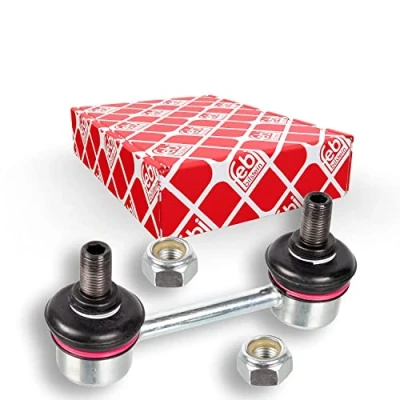 Abbildung von FEBI BILSTEIN 42946 Koppelstange Hinterachse links, rechts 92 M12 x 1,25 mit selbstsichernder Mutter Stahl silber LEXUS: LS II