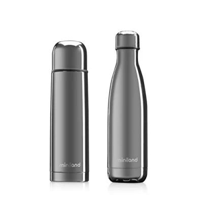 Abbildung von Set Isolierkanne 500ml+Isolierflasche 500ml Mybaby&amp;Me Silver